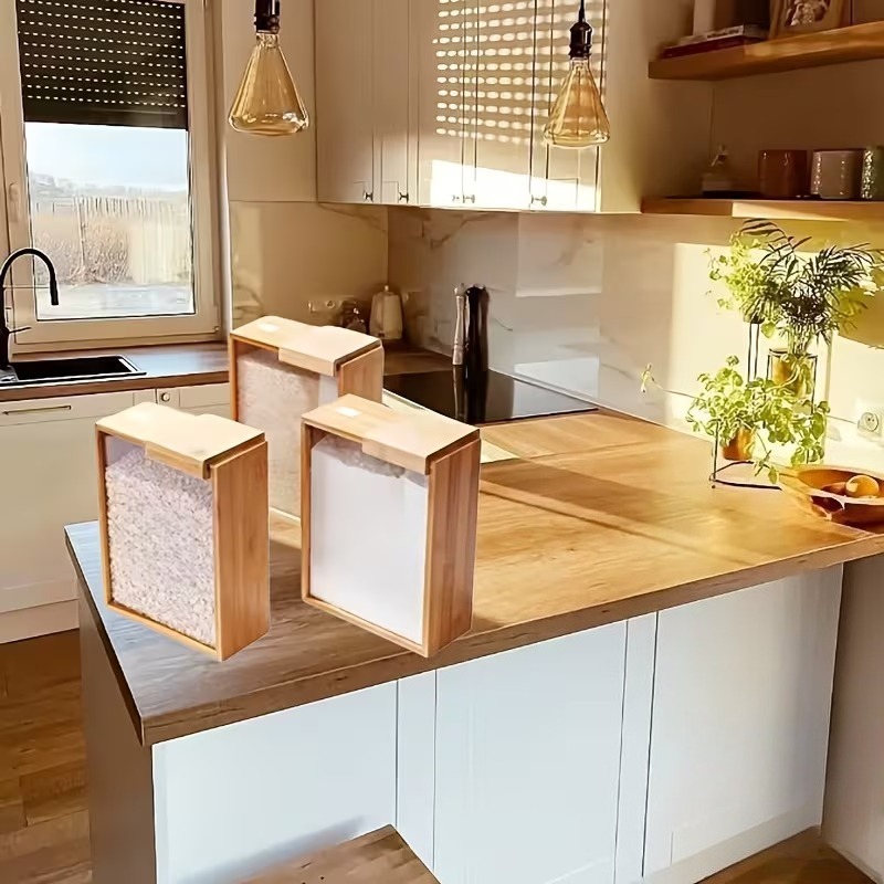 Stackable Pantry Bin - 밀레, 적두, 건조식품 보관용 대형 스택형