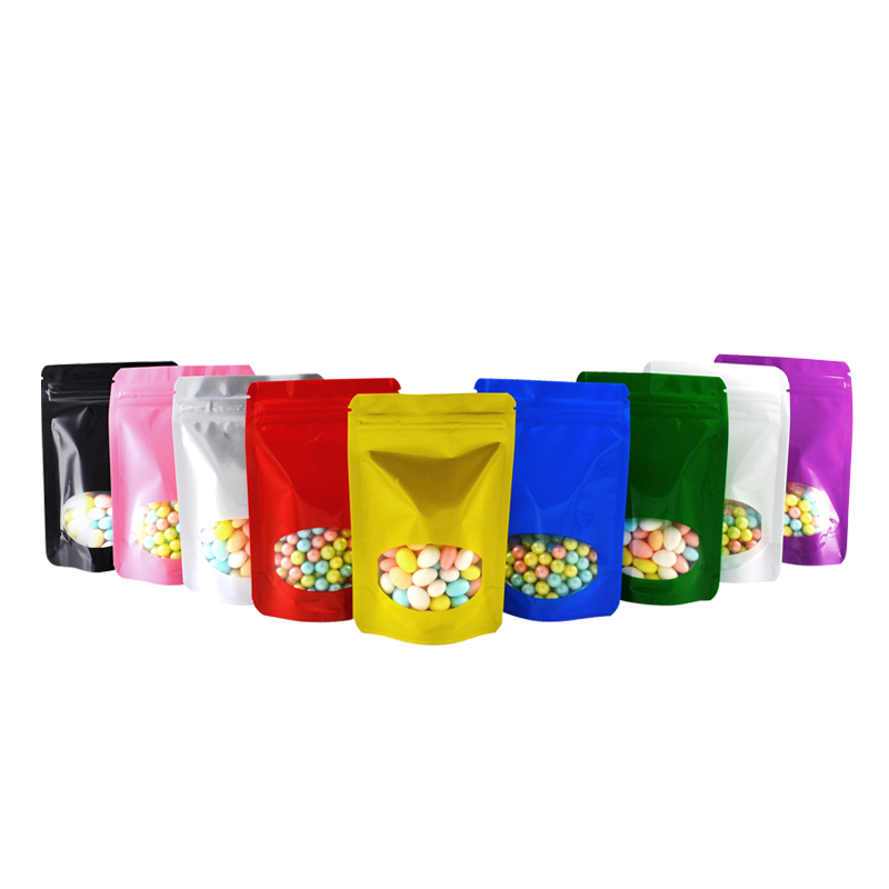 Food Storage With Lock - 100 Pcs 컬러 알루미늄 호일 스탠드