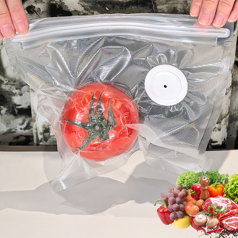 Food Storage Zipper - 업그레이드 버전 진공 식품 보관 백