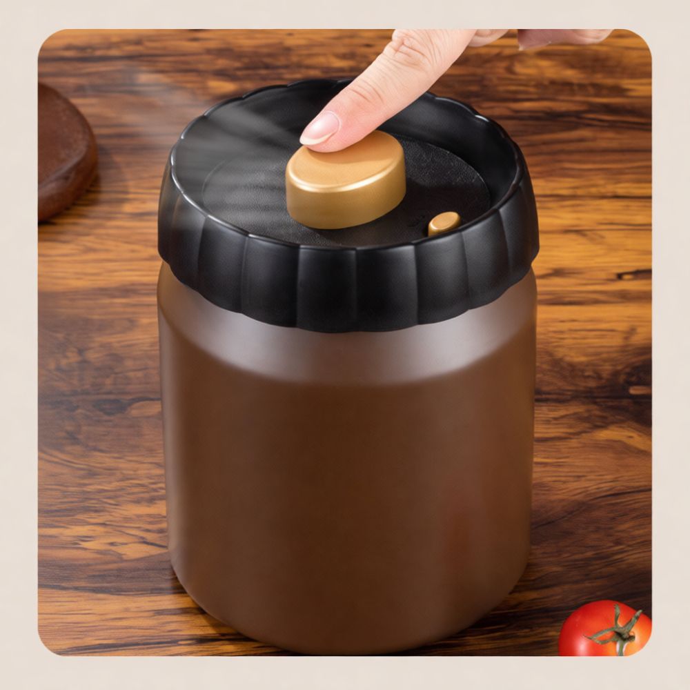 Food Storage In Stainless Steel - 진공 밀폐 커피 원두 보관 용기,
