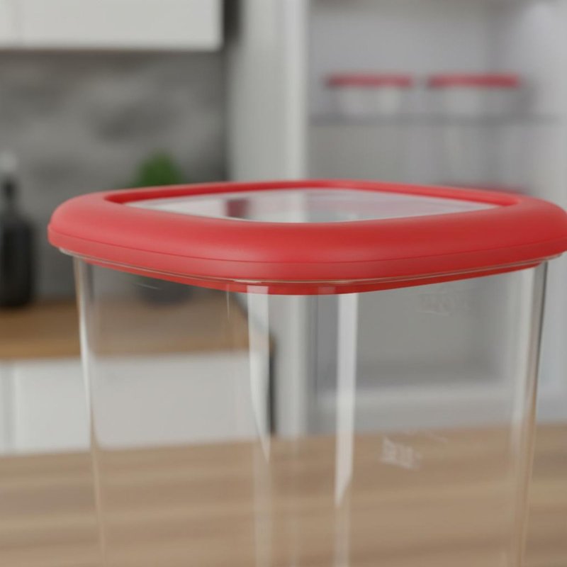 Stackable Pantry Bin - 6개의 밀폐 식품 보관 용기 세트,
