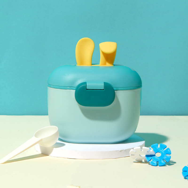 Food Storage With Lock - 새로운 실리콘 토끼 귀 분유 디스펜서,