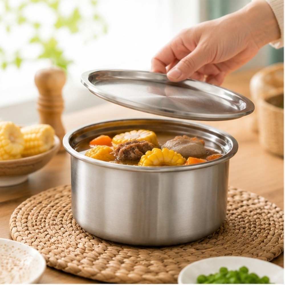 Food Storage In Stainless Steel - 304 스텐 뚜껑포함 계란찜기 미니 램킨볼