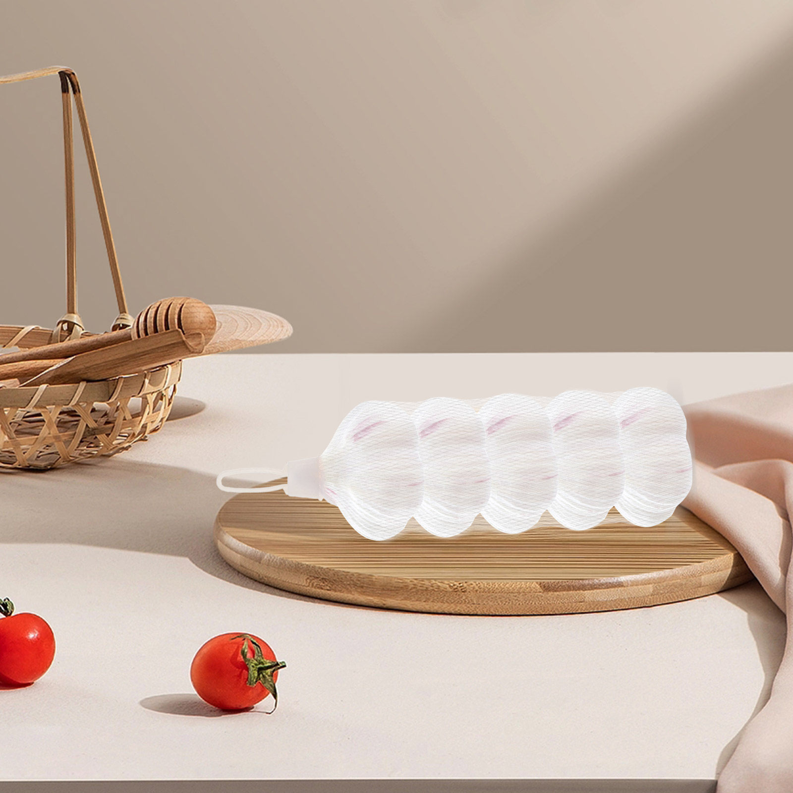 Produce Bag Reusable Mesh - 양파 보관용 통기성 나일론 메시 소재의