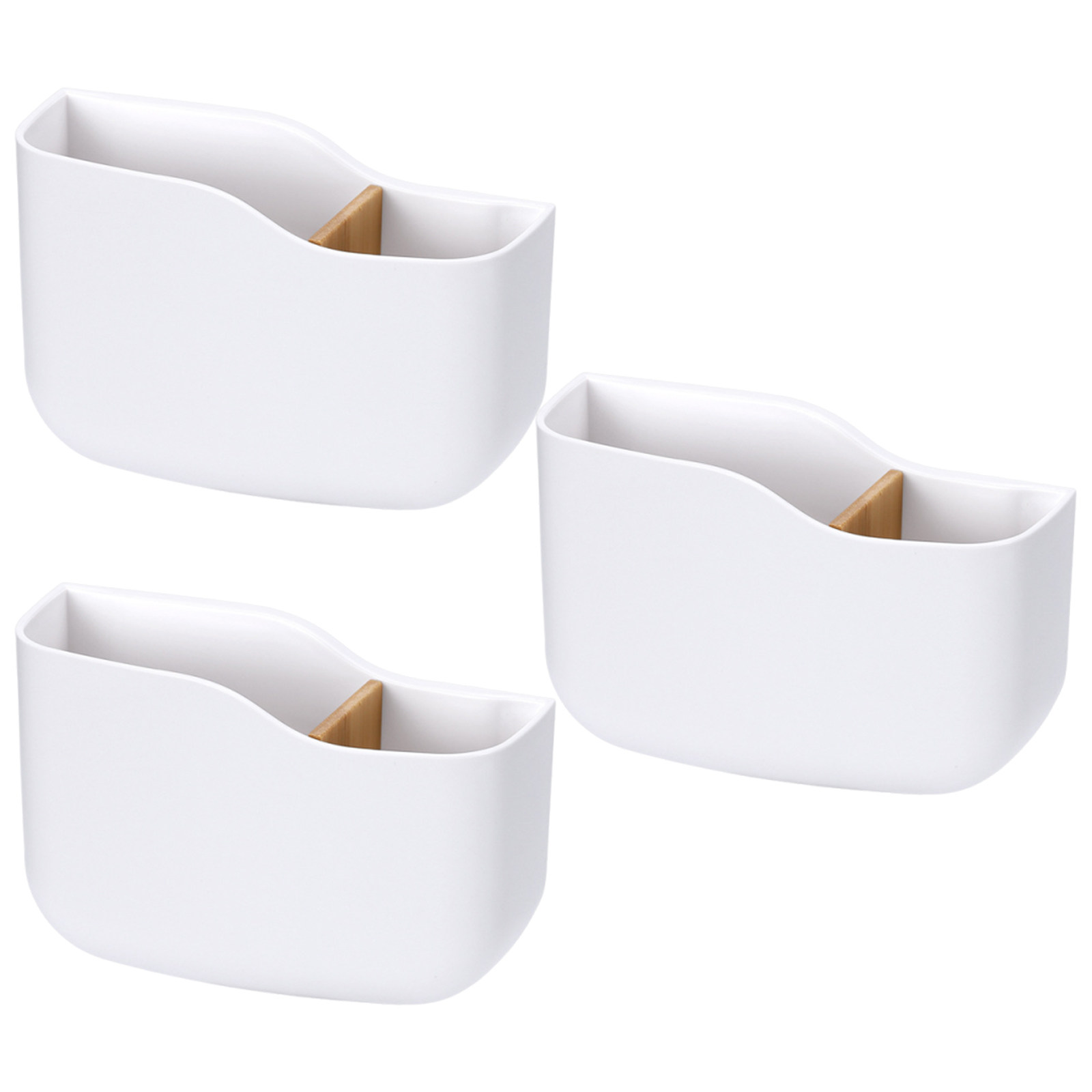 3개 세트, 벽걸이형 리모컨 정리대, 접착식, 드릴 불 - Food Storage Boxes 리뷰 및 가격