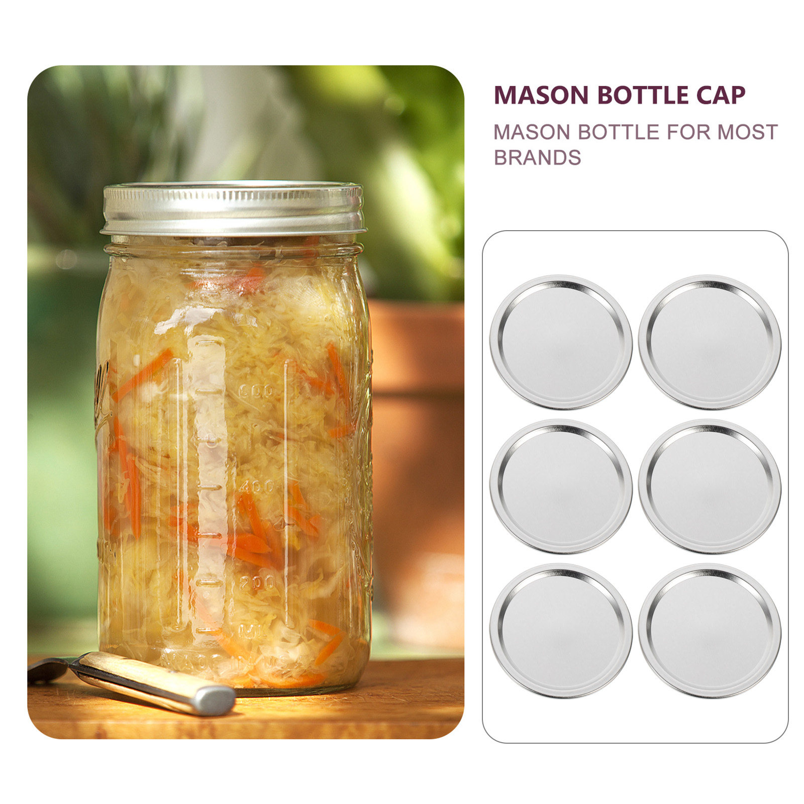 20개입 금속 뚜껑 세트, 밀폐력이 뛰어나고 누수 방지 - Food Storage Jars & Containers 리뷰 및 가격