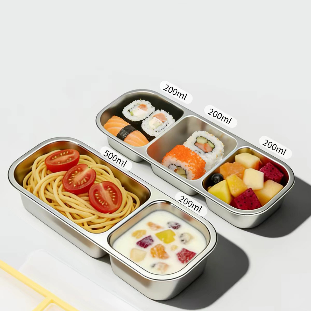 스테인리스 스틸 뚜껑 있는 식품 보관 용기, 식품 등급 - Food Storage In Stainless Steel 리뷰 및 가격