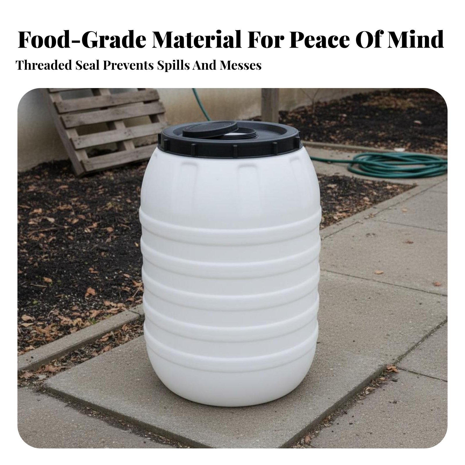 식품 등급 플라스틱 배럴 밀폐형 뚜껑 식품 등급 물통  - Food Storage Plastic 리뷰 및 가격