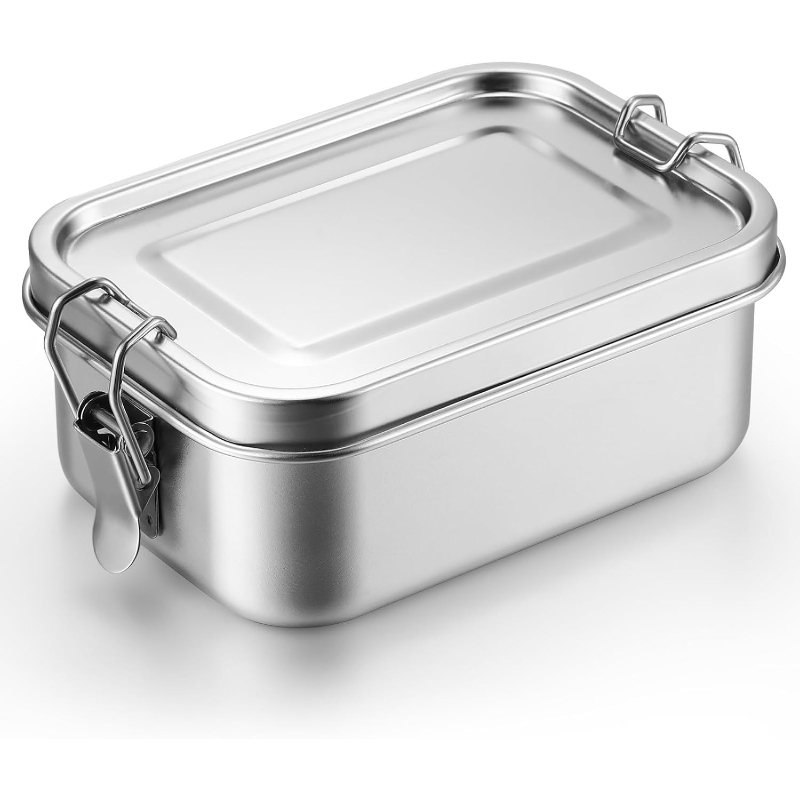 뚜껑이 있는 스테인레스 스틸 식품 보관 용기 도시락 상 - Food Storage Prep Containers 리뷰 및 가격