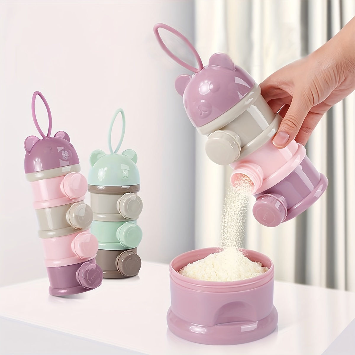 스트랩이 있는 대용량 아기 분유 용기, 분유 디스펜서, - Xxl Food Storage Container 리뷰 및 가격