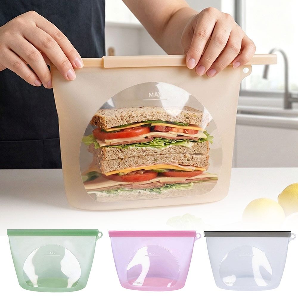실리콘 식품 보존 백 방습 신선도 유지 식품 포장 백  - Food Storage Zipper 리뷰 및 가격