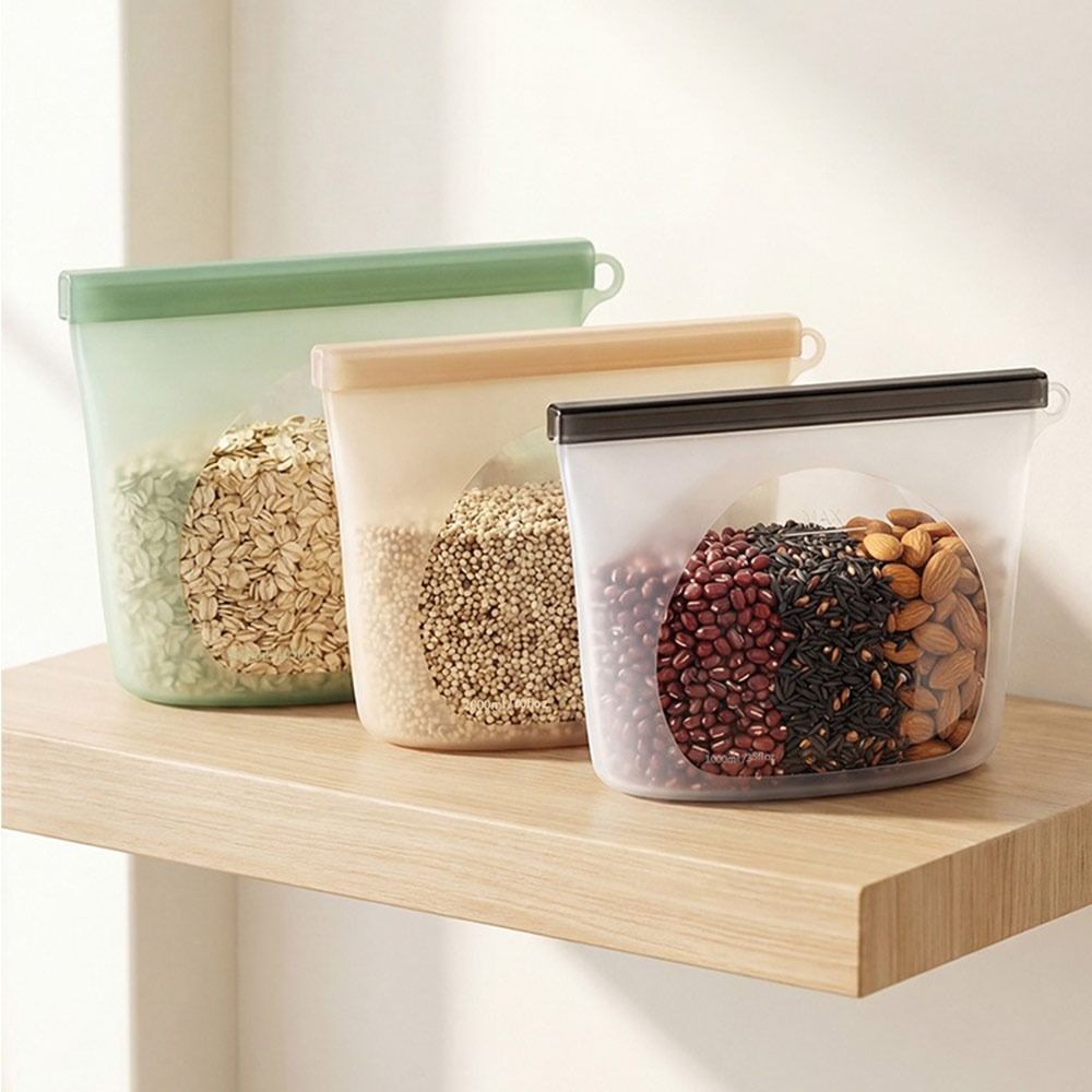 실리콘 식품 보존 백 방습 재사용 가능 식품 포장 백  - Food Storage Zipper 리뷰 및 가격