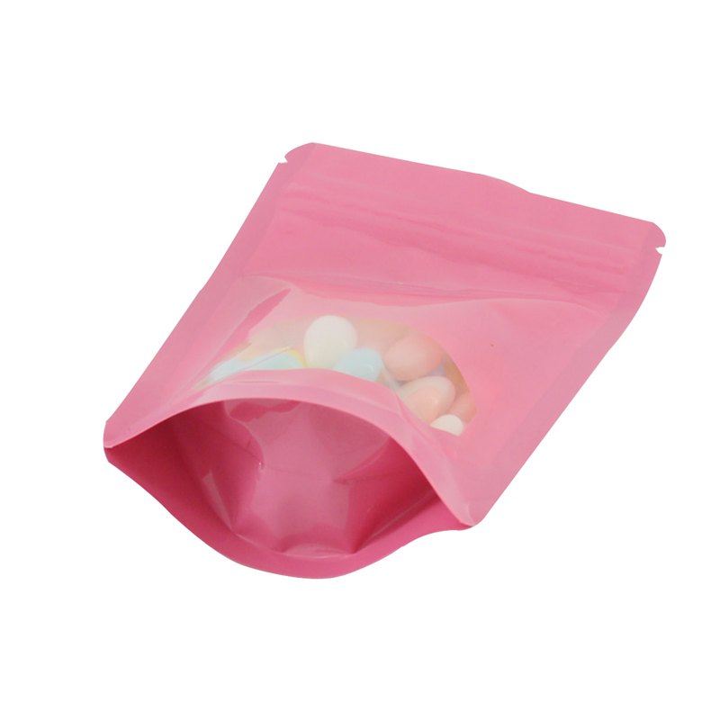 100 Pcs 컬러 알루미늄 호일 스탠드 업 스낵 보관 - Food Storage With Lock 리뷰 및 가격