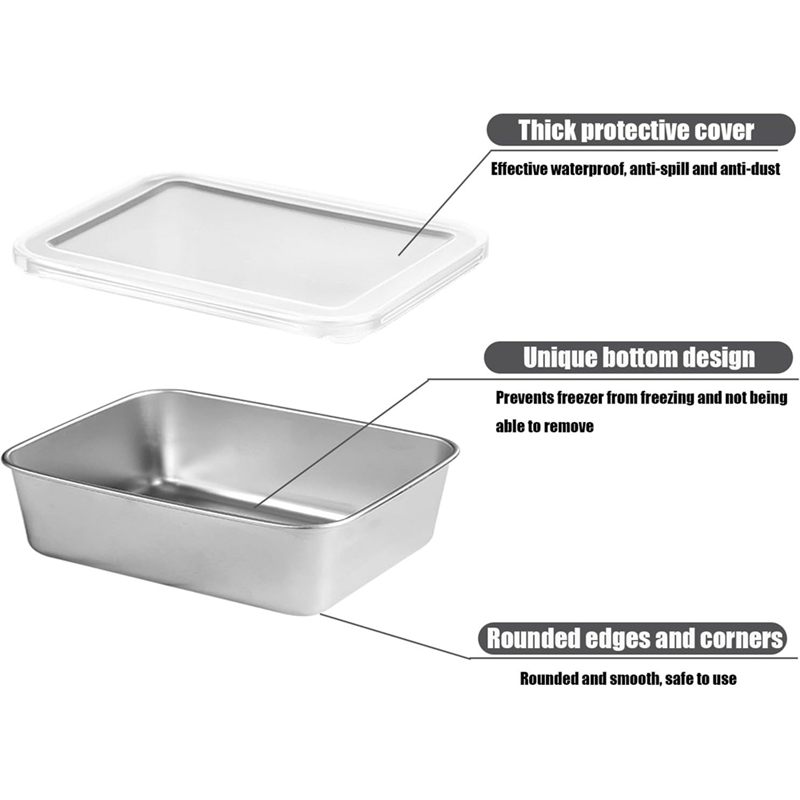 스테인리스 스틸 식품 보관 용기, 식품 보관 도시락 용 - Food Storage Boxes 리뷰 및 가격