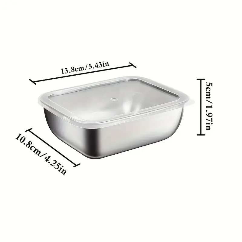 5종 스테인리스 스틸 식품 보관 용기, 냉장고, 도시락 - Food Storage Prep Containers 리뷰 및 가격