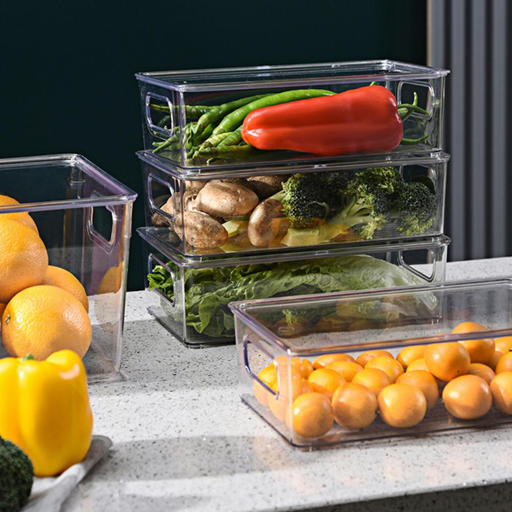 손잡이가 있는 소형 정리함 수납 박스, 쌓을 수 있는  - Stackable Pantry Bin 리뷰 및 가격