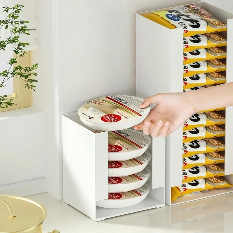 즉석면 보관함 다기능 주방 정리함 라면컵 식료품 보관  - Stackable Pantry Bin 리뷰 및 가격