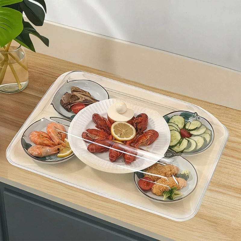 WORTHBUY 재사용 가능한 플라스틱 식품 커버 투명 - Food Storage Plastic 리뷰 및 가격