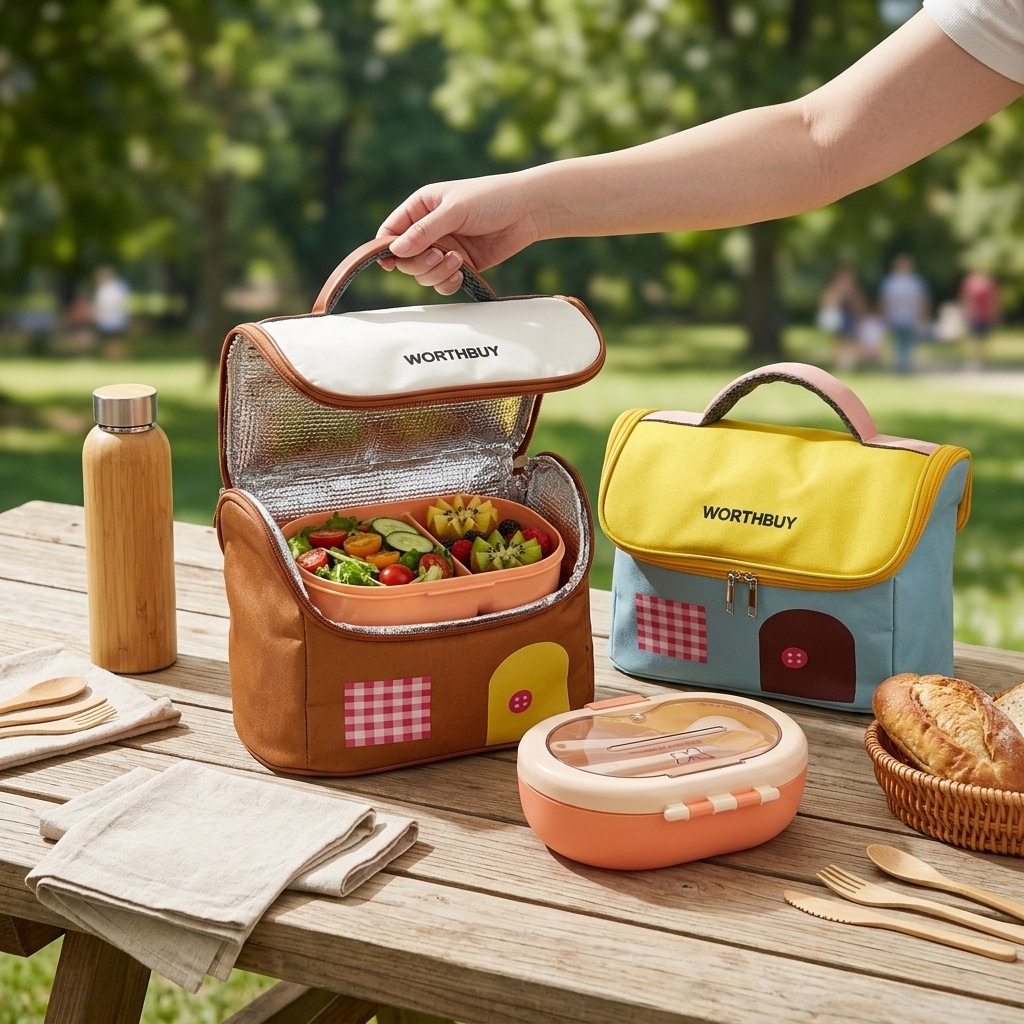옥스포드 보온 도시락 가방, 지퍼형 대용량 식품 보관용 - Food Storage Zipper 리뷰 및 가격