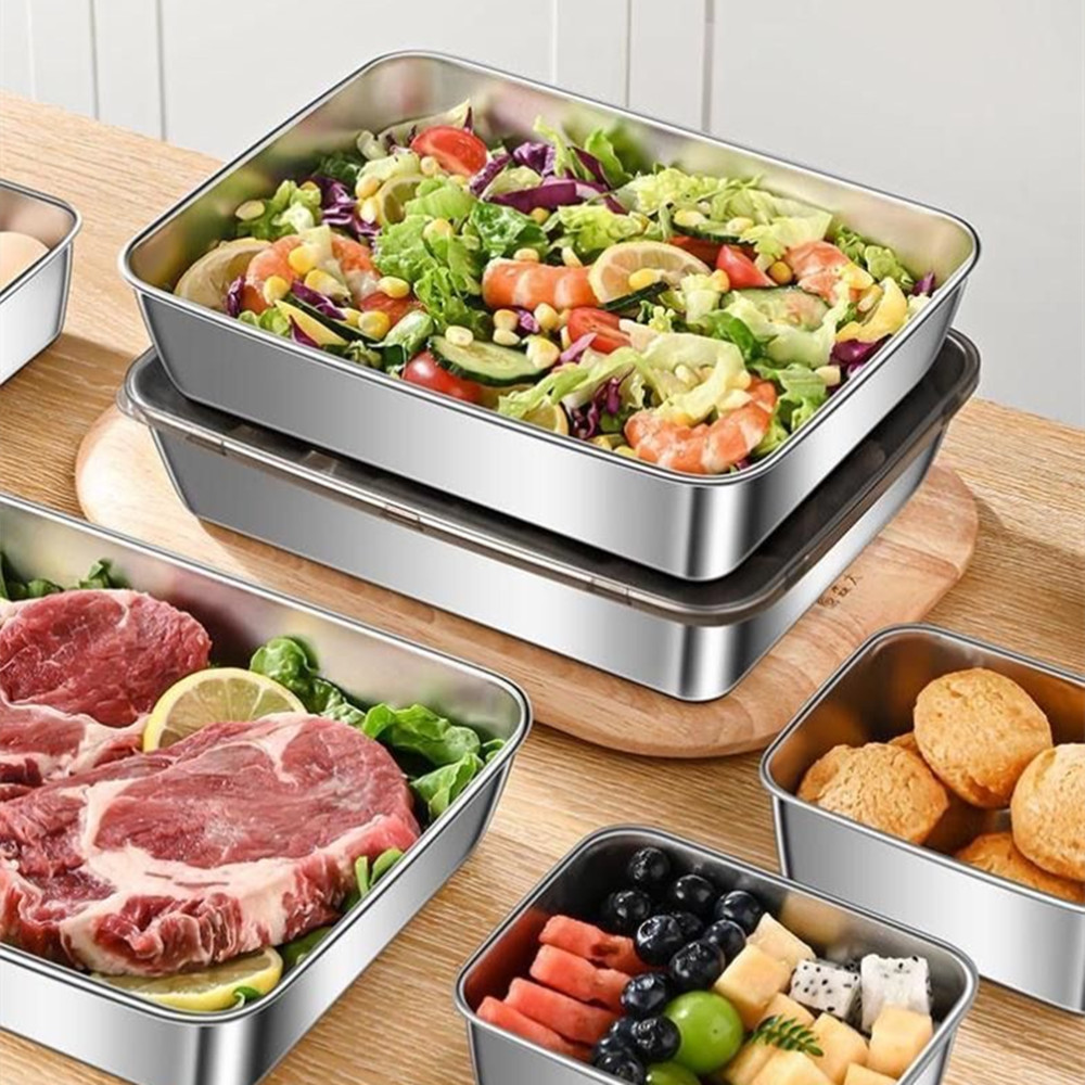 2026 3개/5개 스테인리스 스틸 식품 보관 세트,  - Food Storage In Stainless Steel 리뷰 및 가격