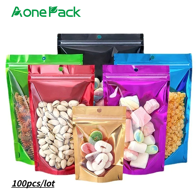 100개 재밀봉 가능 플라스틱 백 빨강 검정 파랑 금색 - Food Storage In Mylar Bags 리뷰 및 가격