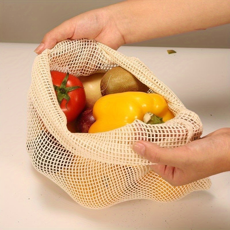 1개 면 메쉬 재사용 가능 생산물 가방, 채소, 과일  - Produce Bag Reusable Mesh 리뷰 및 가격