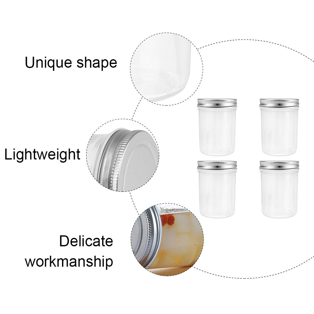 4개입 잼 보관용 유리병, 밀폐 용기, 습기 및 먼지  - Food Storage Jars & Containers 리뷰 및 가격