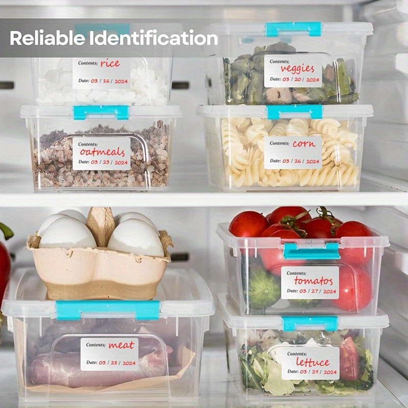 100% 방수 탈부착 가능한 냉동고 라벨——잔여물이 없 - Food Storage Notes 리뷰 및 가격