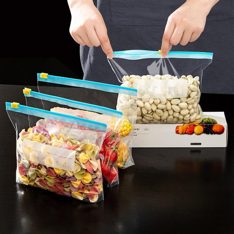 지퍼 잠금 식품 보관 가방, 냉장고용 두꺼운 냉동고 가 - Food Storage With Lock 리뷰 및 가격