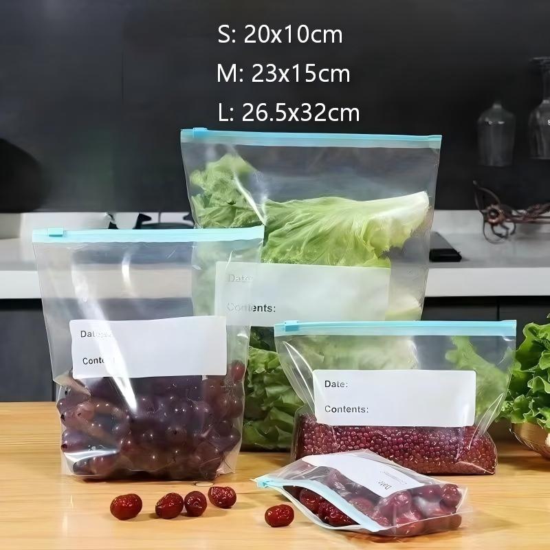 지퍼 잠금 식품 보관 가방, 냉장고용 두꺼운 냉동고 가 - Food Storage With Lock 리뷰 및 가격