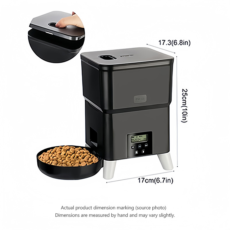 자동 급식기 2L, 타이머 기능이 있는 프로그래밍 가능 - Food Storage Reserve 리뷰 및 가격