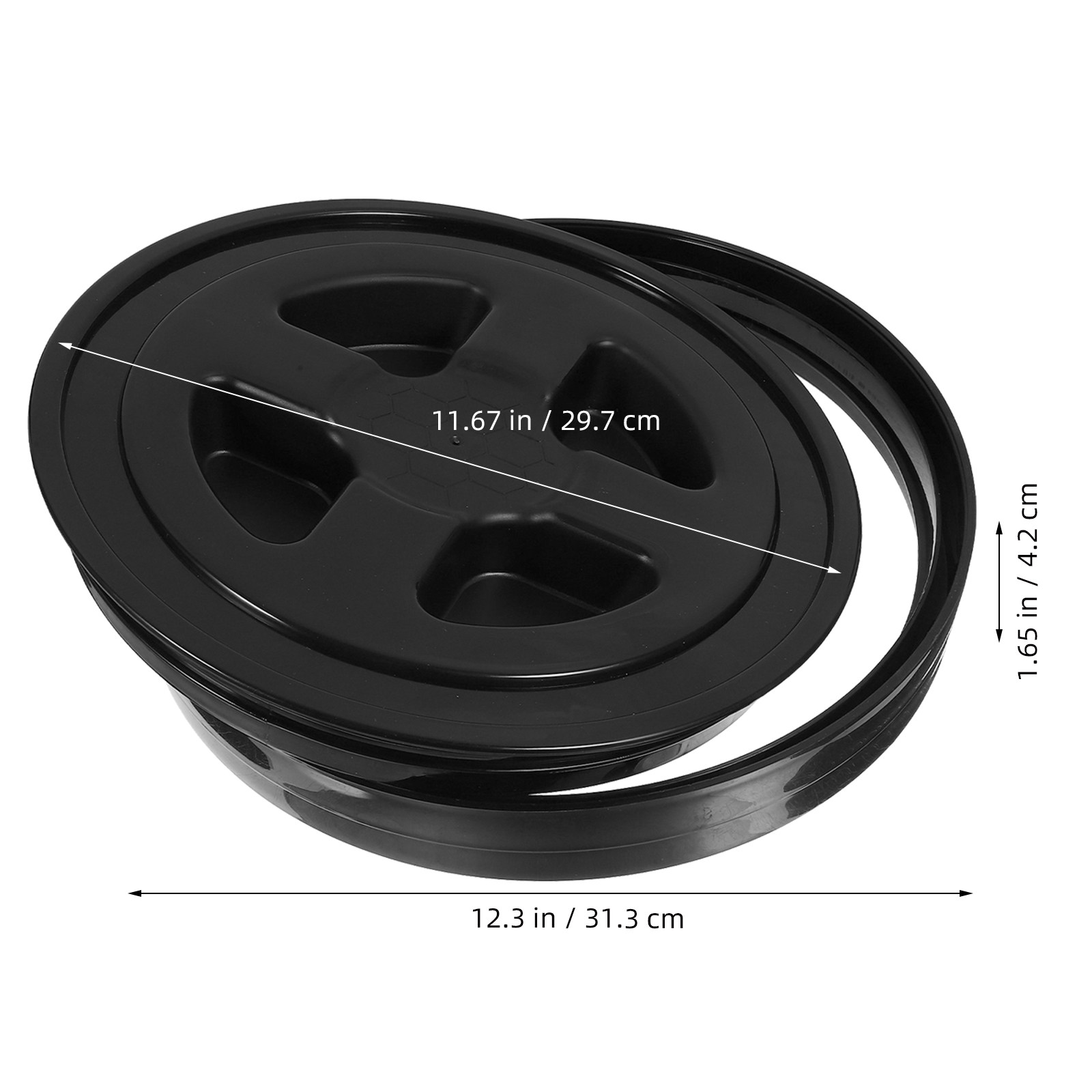 2개입 잠금 버킷 뚜껑, 밀폐형 누수 방지 나사형 커버 - Food Storage With Lock 리뷰 및 가격