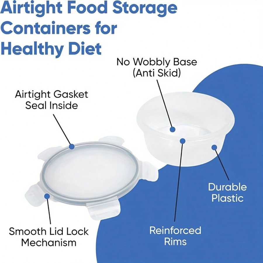 24개 식사 준비용 식품 용기 세트, 누수 방지 밀폐  - Food Storage Prep Containers 리뷰 및 가격