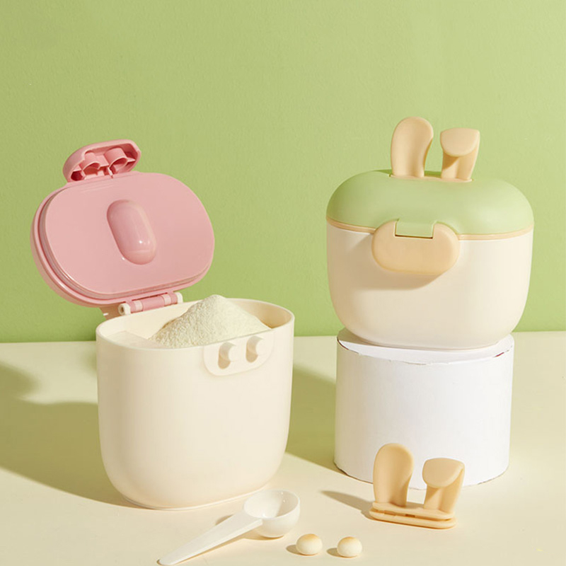 새로운 실리콘 토끼 귀 분유 디스펜서, 분유 용기, 매 - Food Storage With Lock 리뷰 및 가격