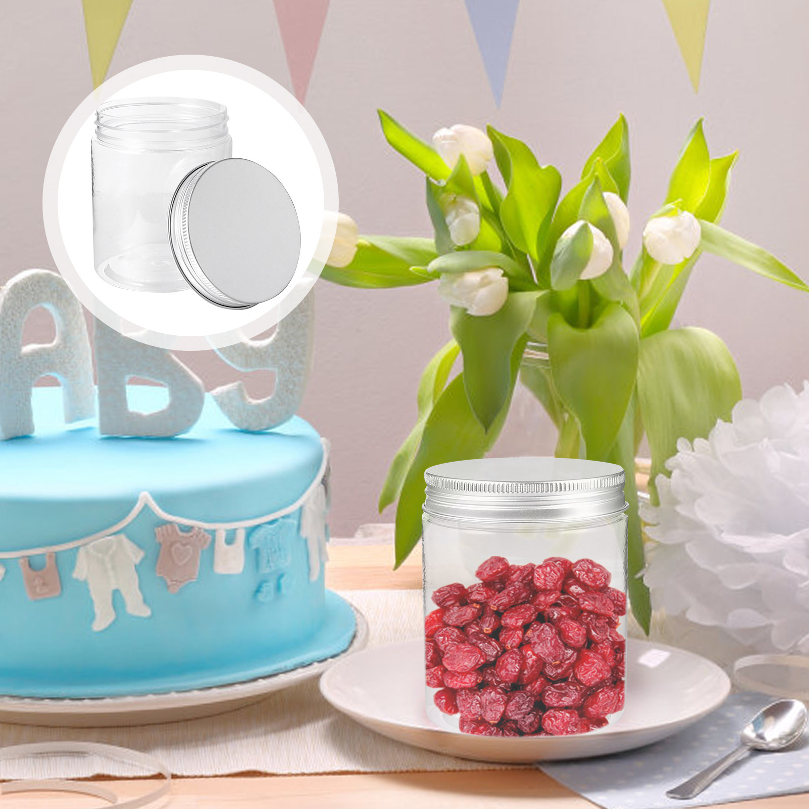 12개들이 플라스틱 보관 용기 세트, 밀폐 가능한 용기 - Food Storage Jars & Containers 리뷰 및 가격