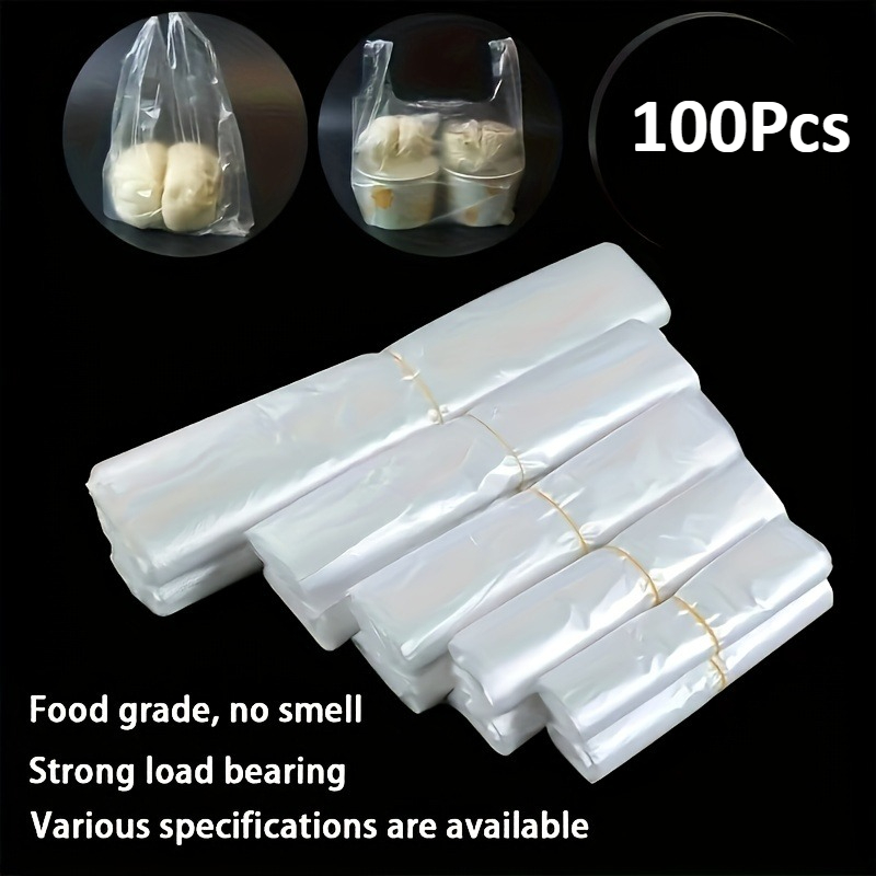 100Pcs 미니 투명 일회용 비닐 봉투 3 크기 옵션 - Food Storage Plastic 리뷰 및 가격
