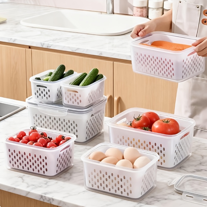 4개/세트 누수 방지 식품 보관 용기-밀폐형, 쌓을 수 - Food Storage Prep Containers 리뷰 및 가격