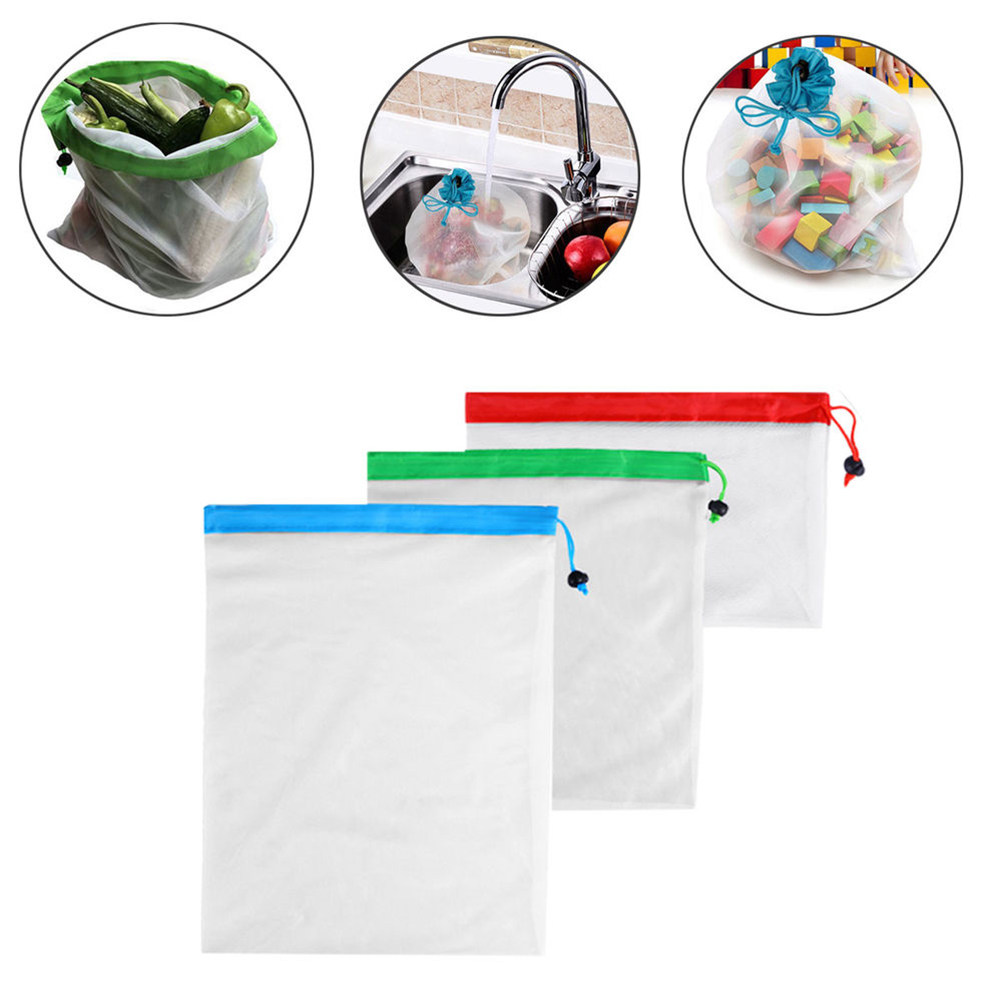 5개입, 재사용 가능한 망사형 식품 보관 가방, 세탁  - Produce Bag Reusable Mesh 리뷰 및 가격