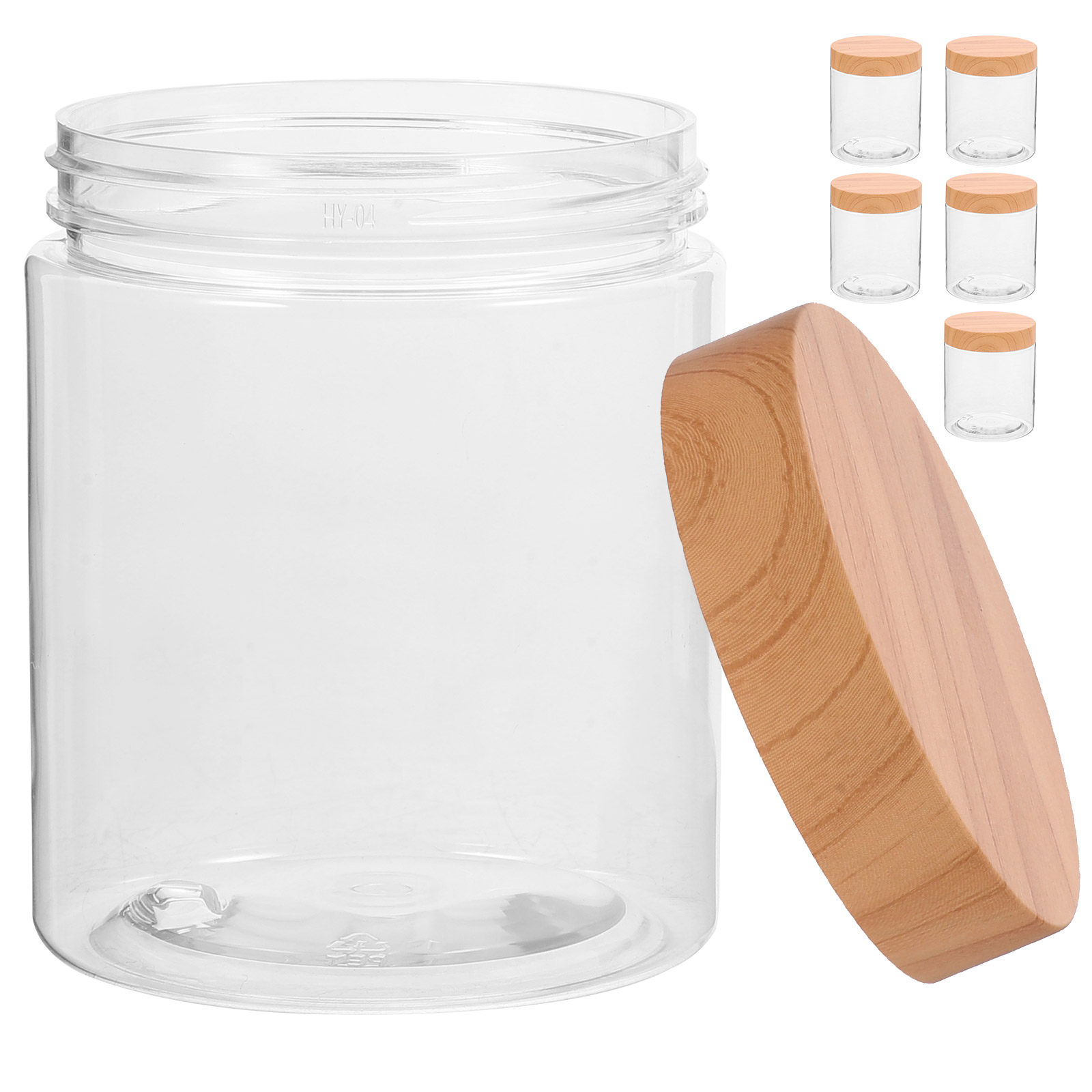 6개 세트 주방용 밀폐 용기, 투명 플라스틱 재질, 건 - Food Storage Jars & Containers 리뷰 및 가격