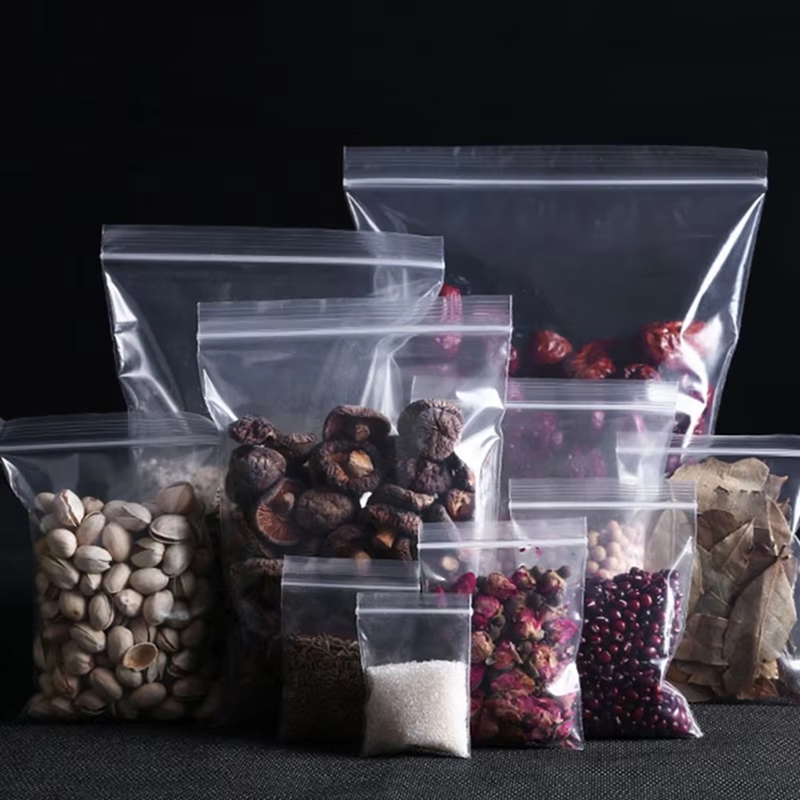 100pcs 투명 지퍼 가방 식품 보석 진공 보관 가방 - Food Storage Zipper 리뷰 및 가격