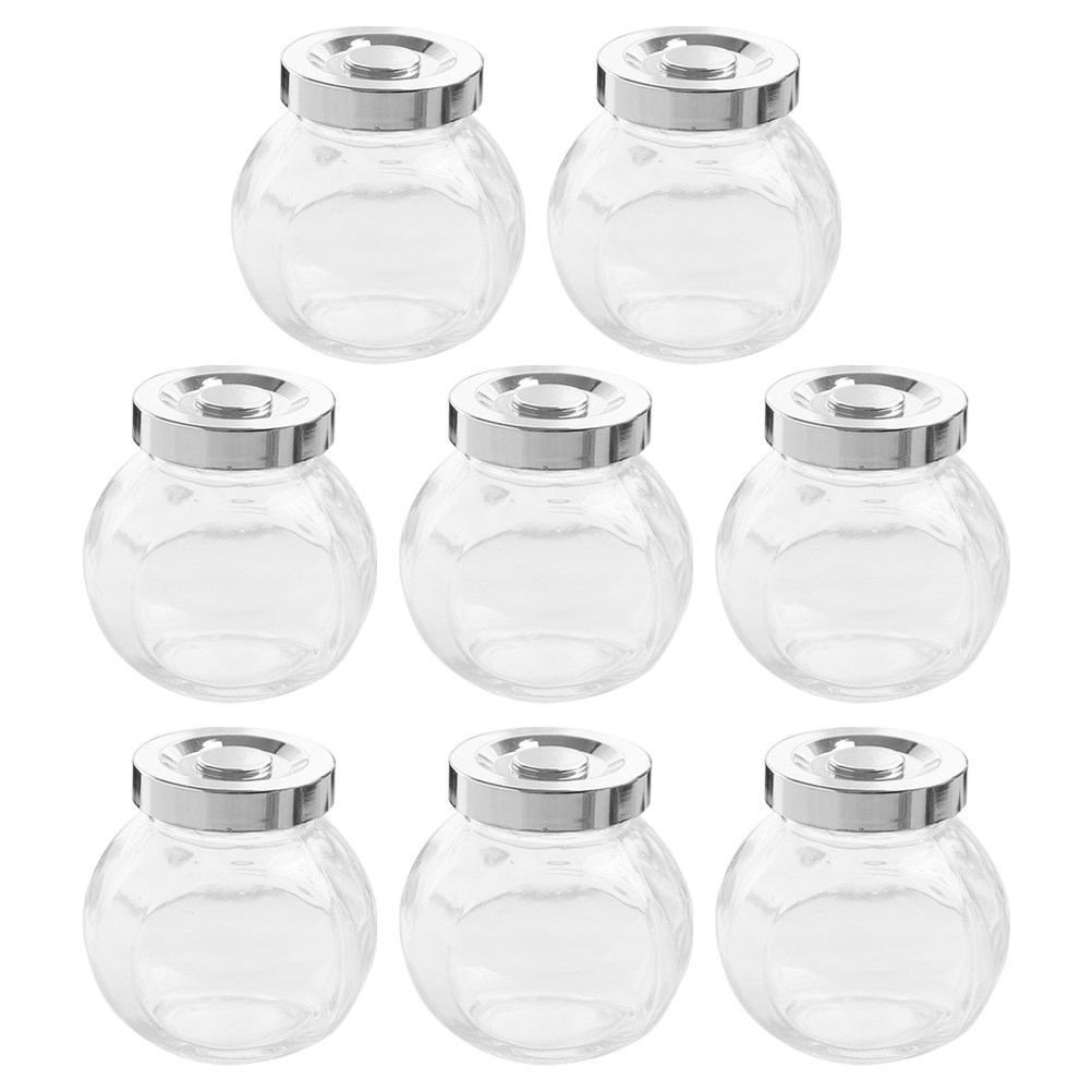 투명한 유리 밀폐 용기 8개 세트, 차, 커피 원두,  - Food Storage Jars & Containers 리뷰 및 가격