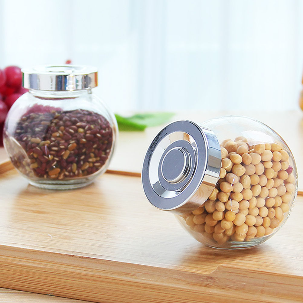 투명한 유리 밀폐 용기 8개 세트, 차, 커피 원두,  - Food Storage Jars & Containers 리뷰 및 가격