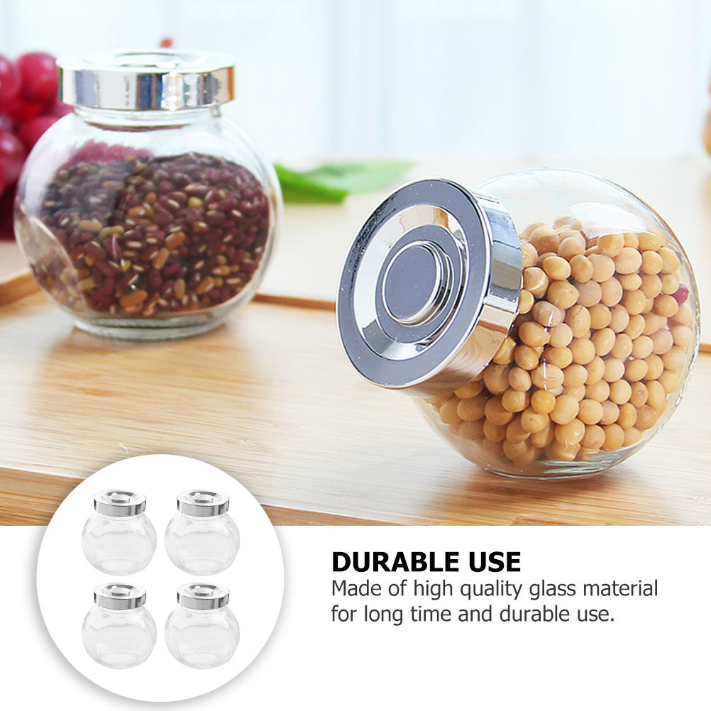 투명한 유리 밀폐 용기 8개 세트, 차, 커피 원두,  - Food Storage Jars & Containers 리뷰 및 가격