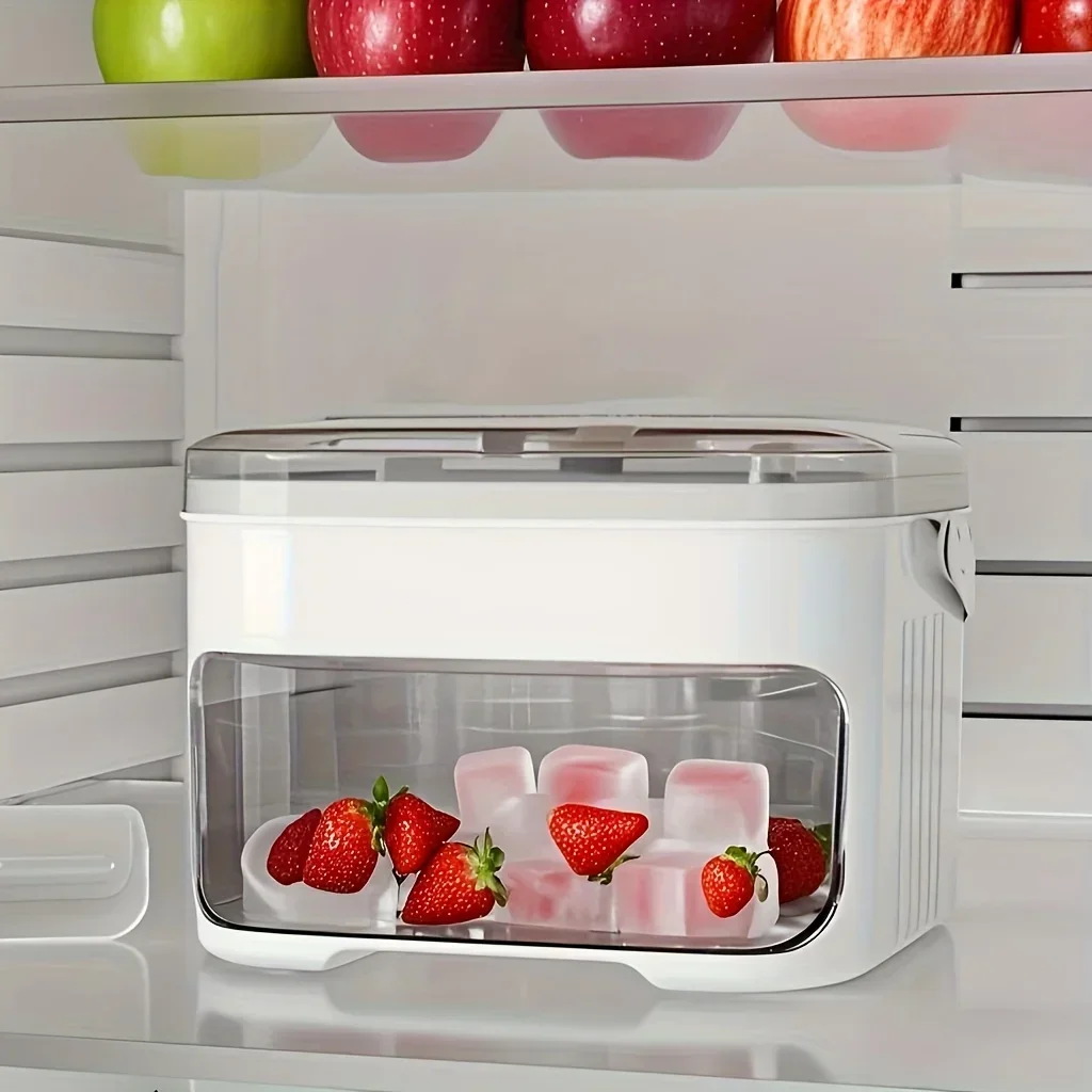 이지프레스 캡이 있는 큐브 제빙기 대용량 이중층 가정용 - Xxl Food Storage Container 리뷰 및 가격