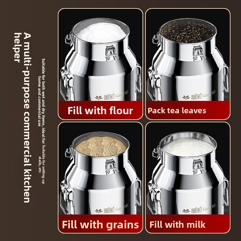 스테인리스 스틸 식품 등급 밀폐형 우유 및 콩 저장 및 - Food Storage In Stainless Steel 리뷰 및 가격